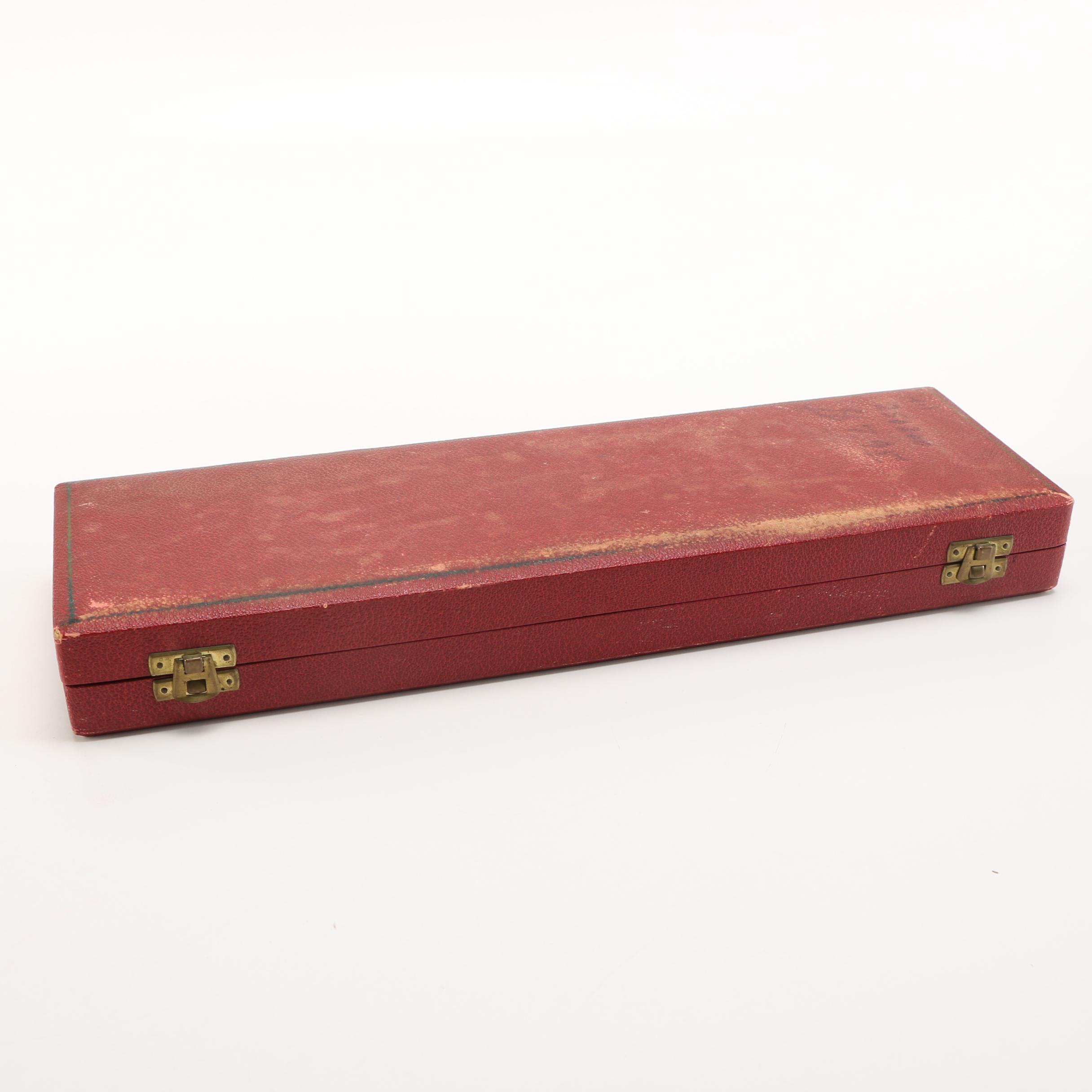 Vintage English Lewis, Rose & Co. Real Stag Horn Carving Set