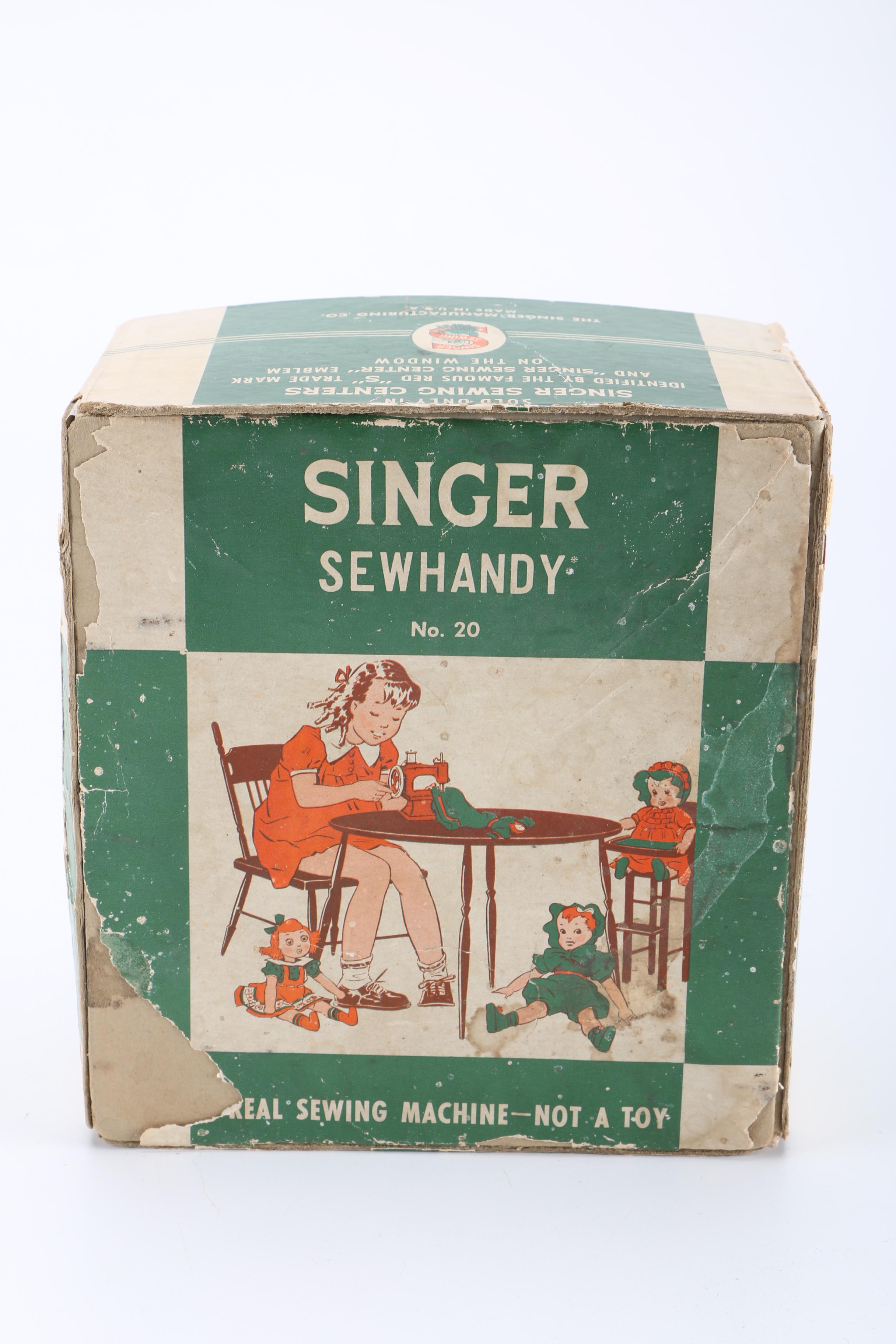 Vintage Child's Singer Sew Handy Sewing Machine Toy