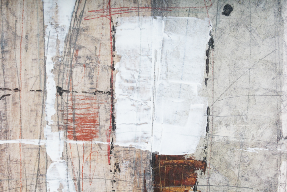 Checo Diego Signed Original Abstract Oil on Paper