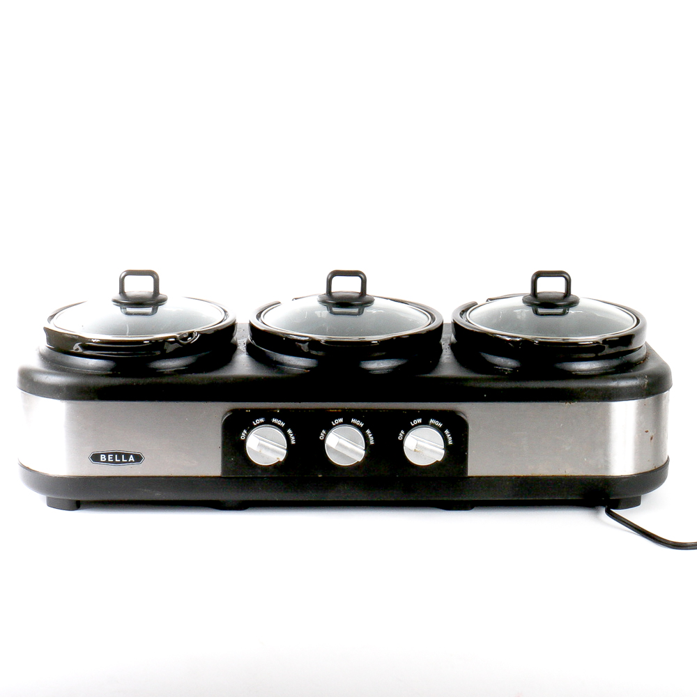 Bella Three Section Food Warmer