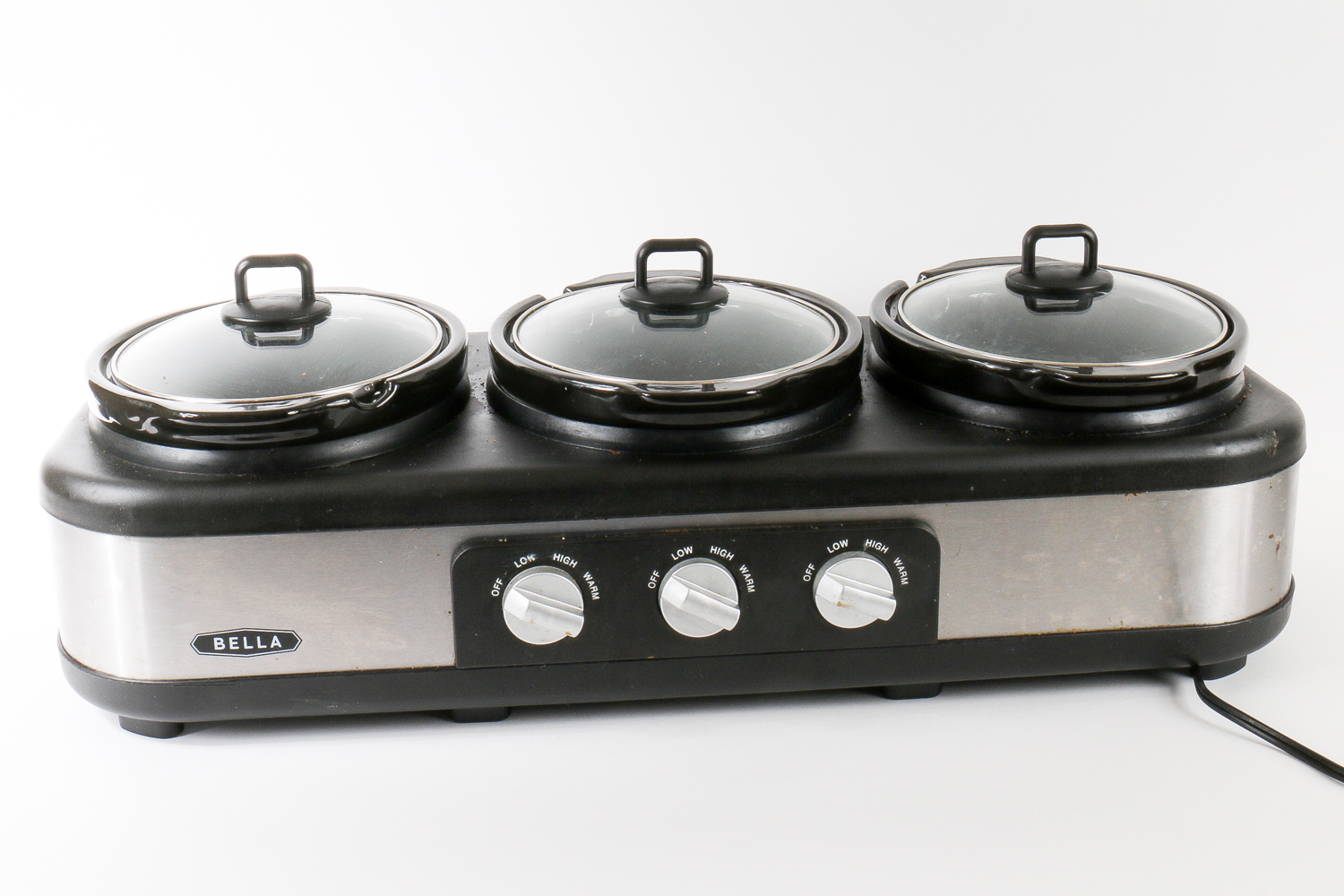 Bella Three Section Food Warmer