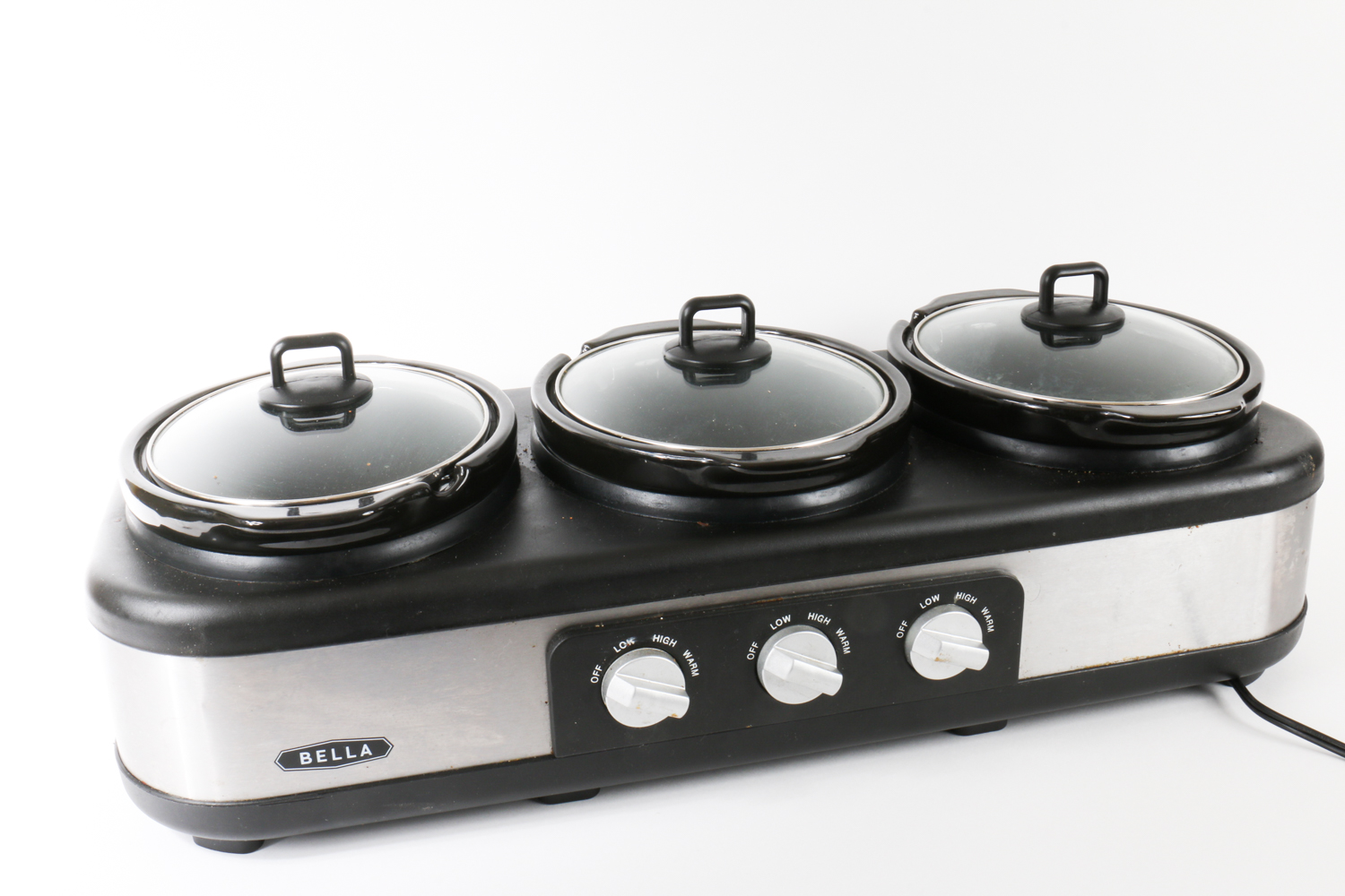 Bella Three Section Food Warmer