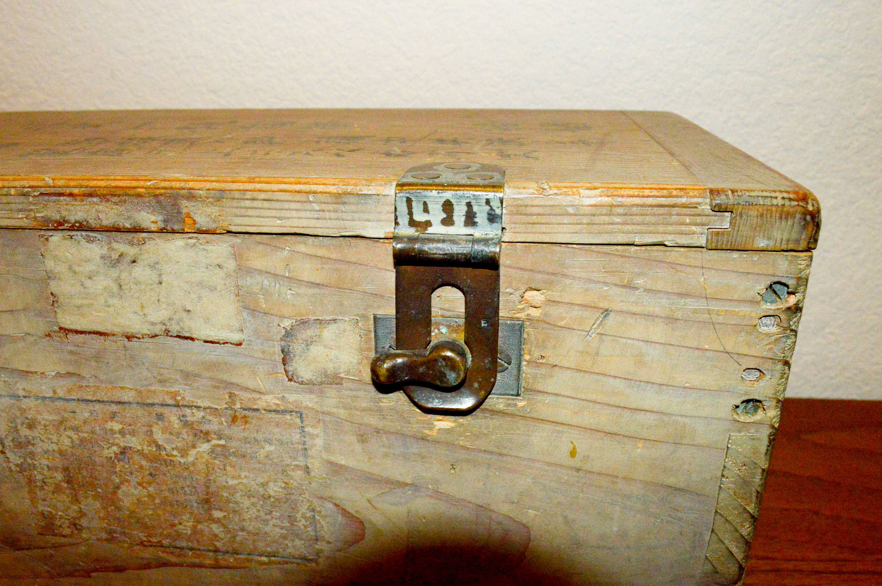 World War II Wood Ammunition Box