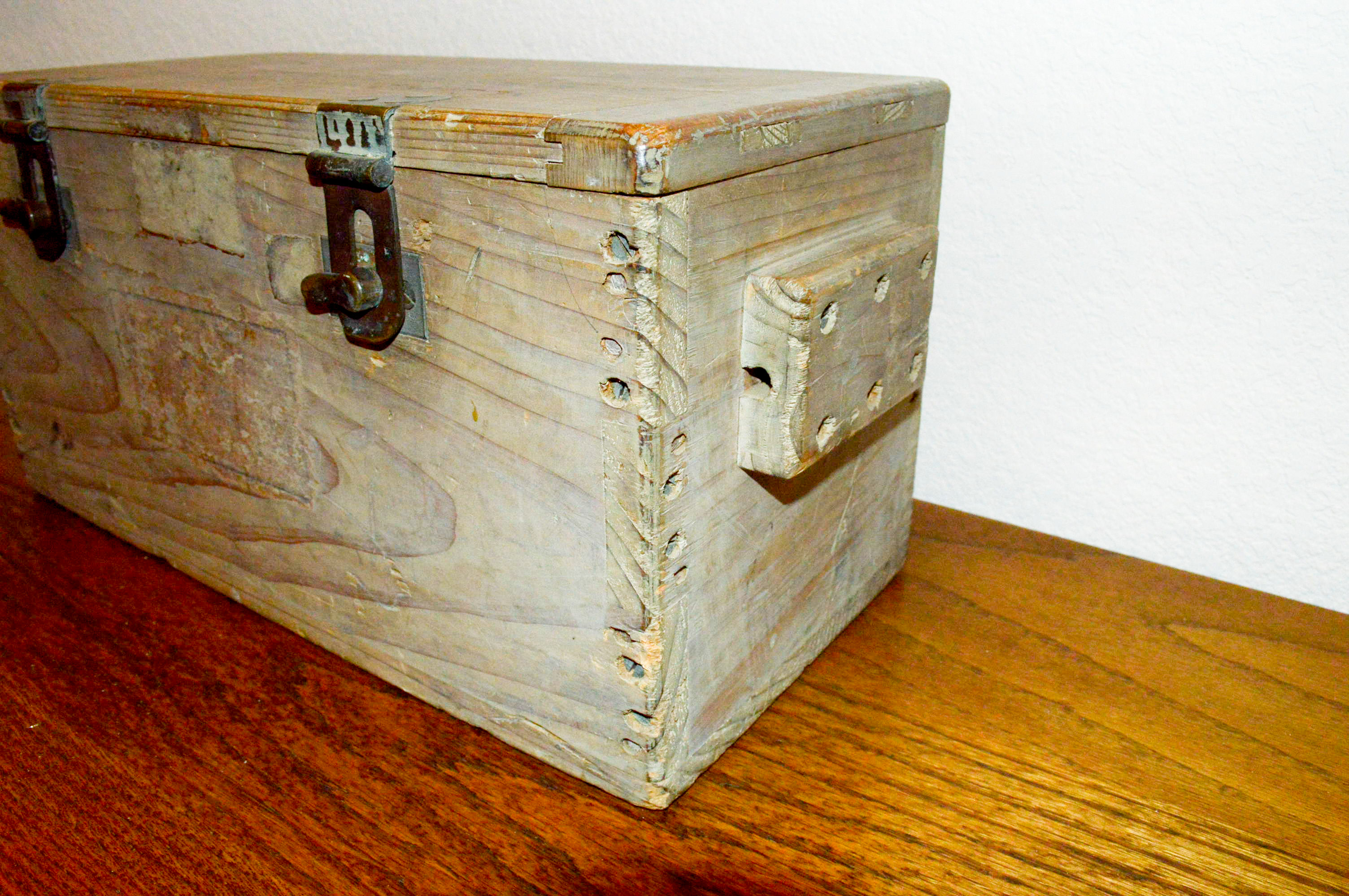 World War II Wood Ammunition Box