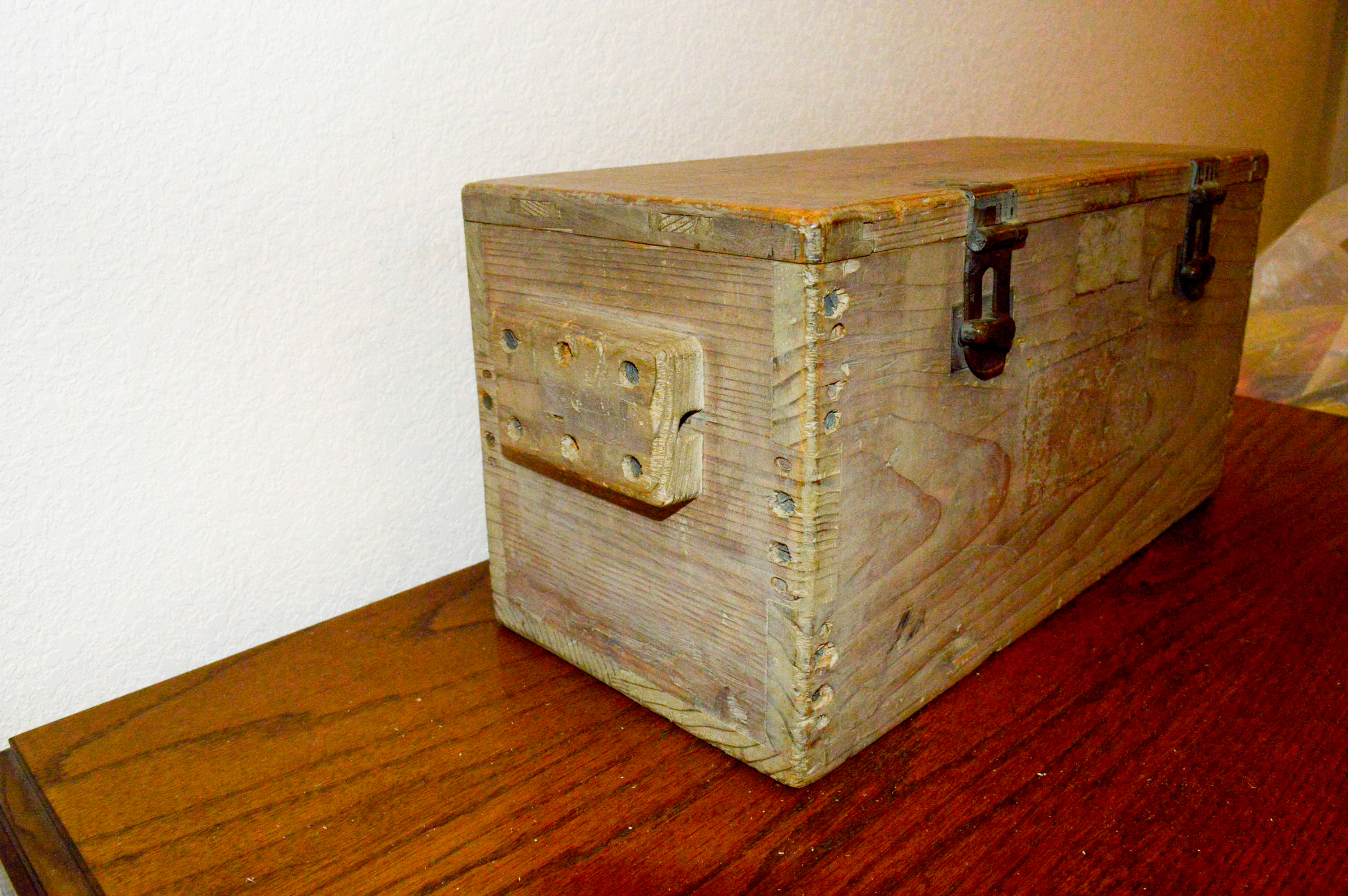 World War II Wood Ammunition Box