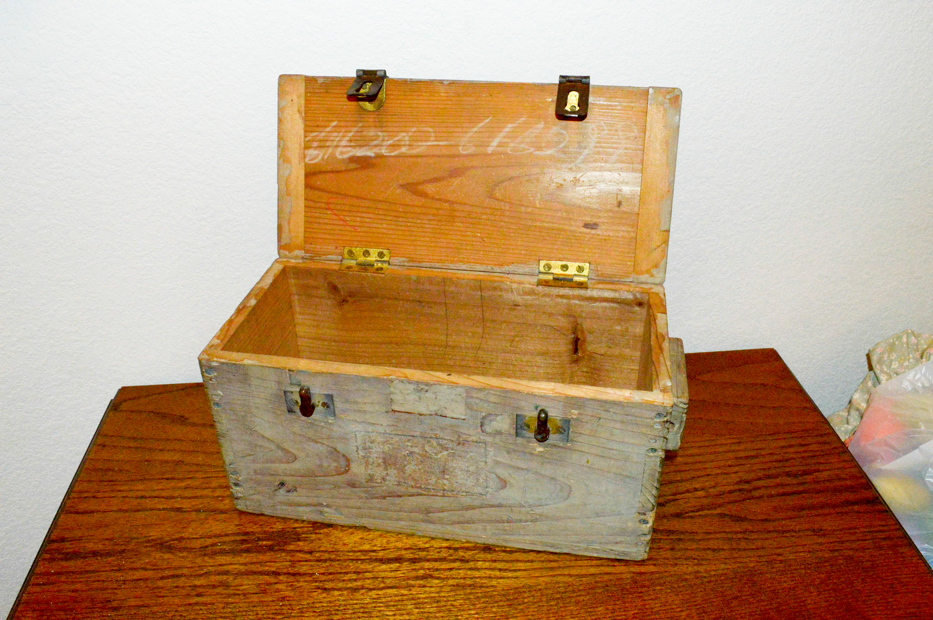 World War II Wood Ammunition Box