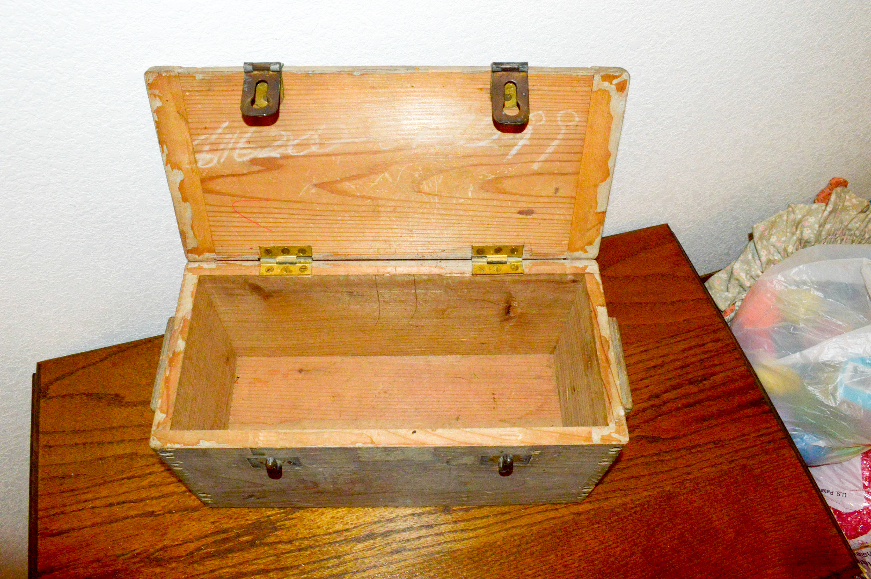 World War II Wood Ammunition Box