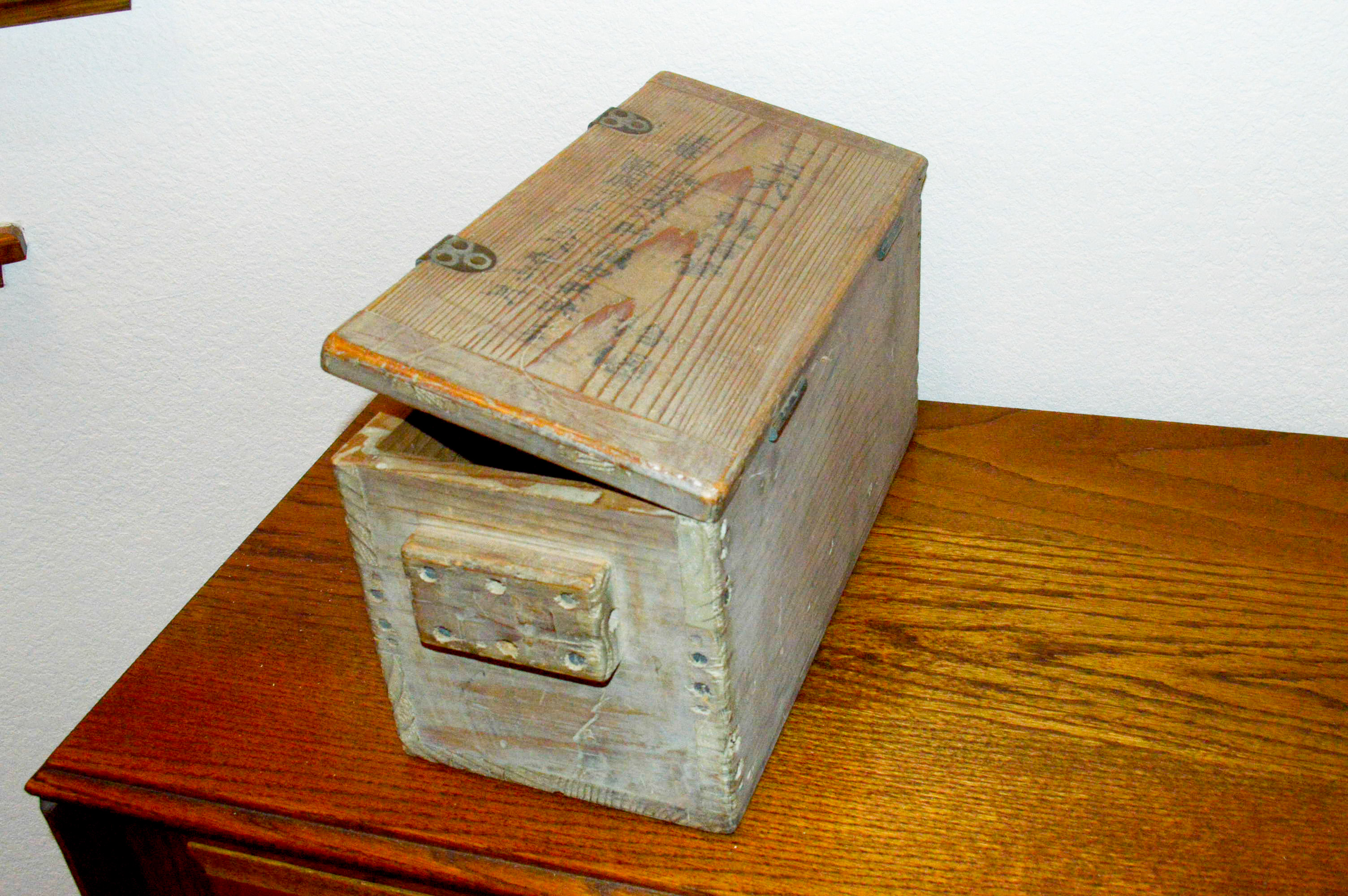 World War II Wood Ammunition Box