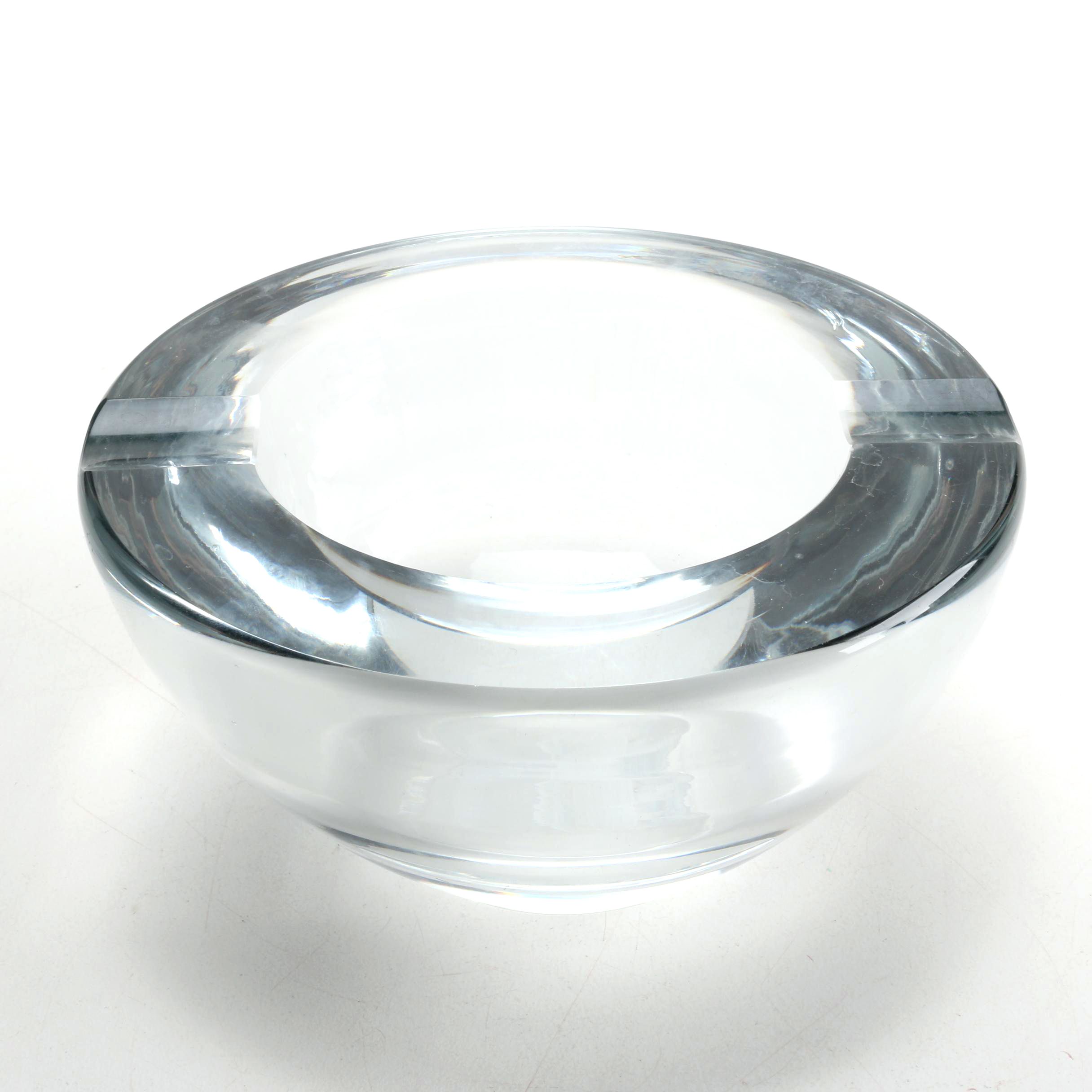 Mid-Century Kosta Glass Cigar Ash Receiver