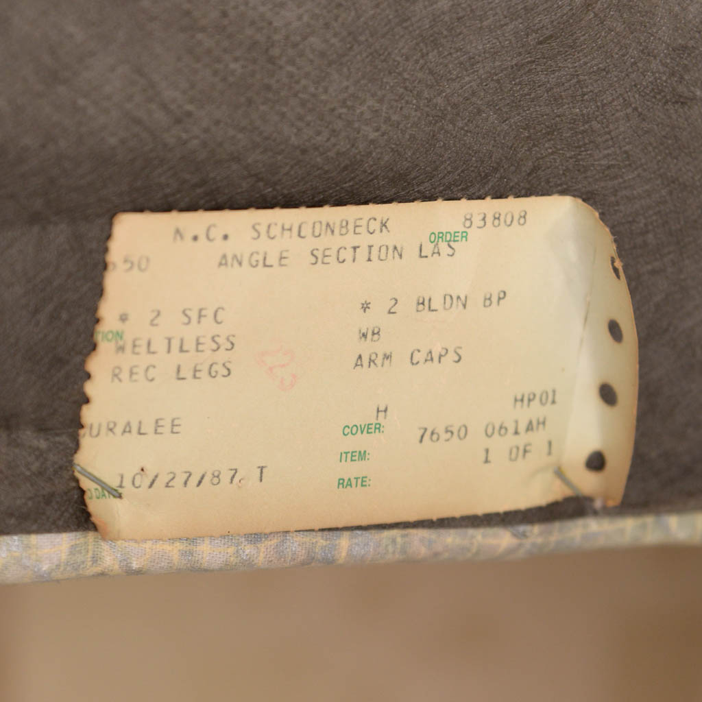 Mid-Century Modern Sectional Sofa by Henredon