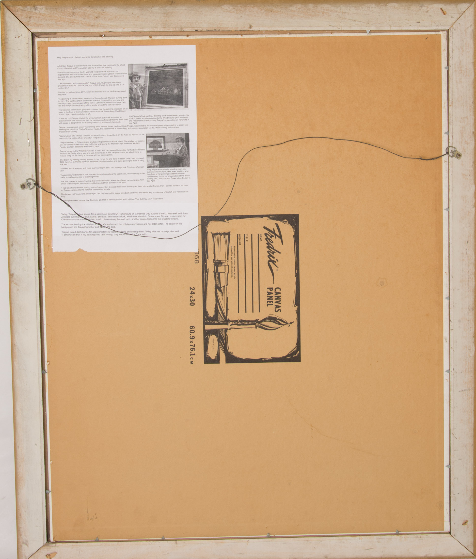 Marj Teague Original Oil on Canvas