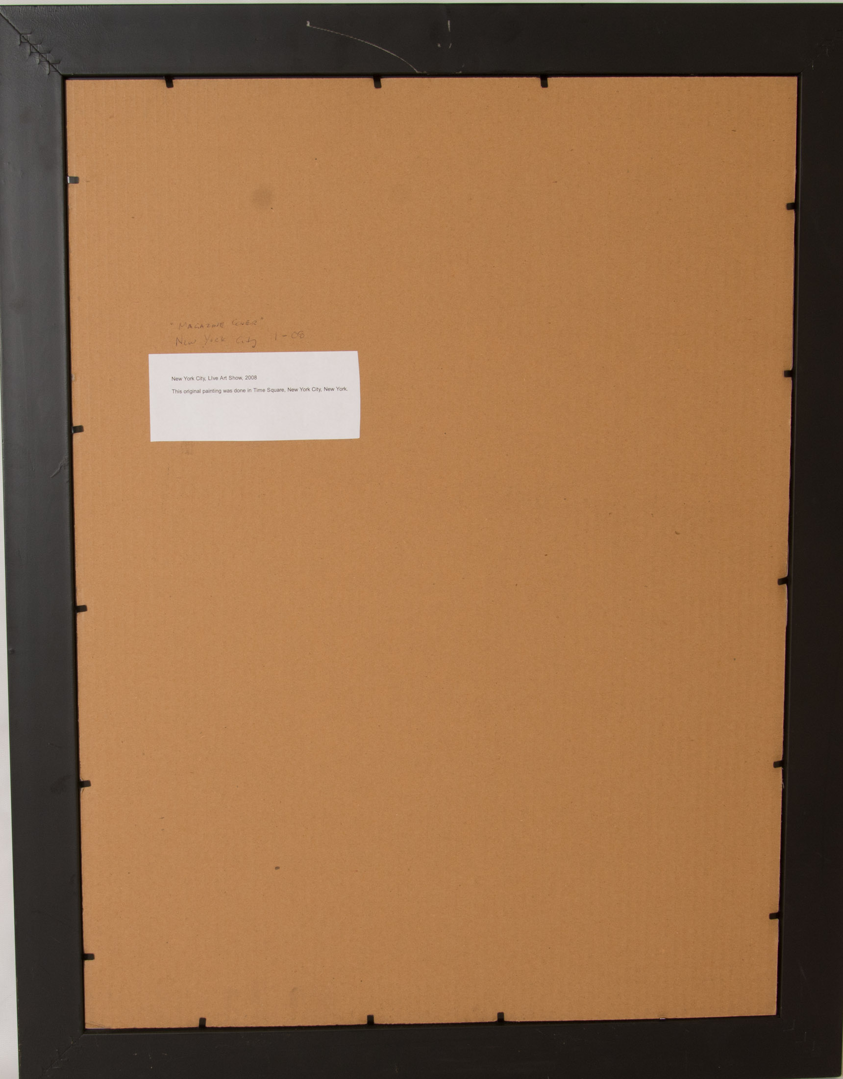 "Magazine Cover" Original NYC Street Art