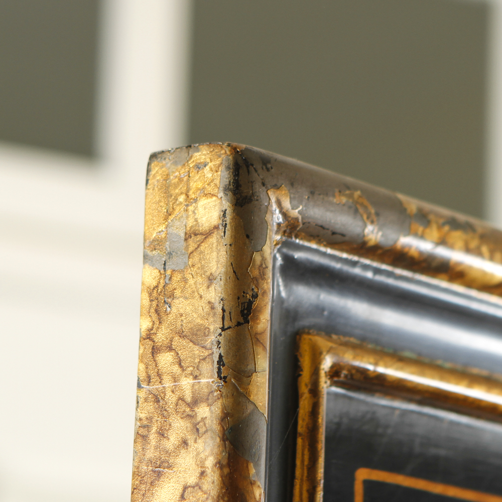 Vintage Hand Painted Tole Folding Screen