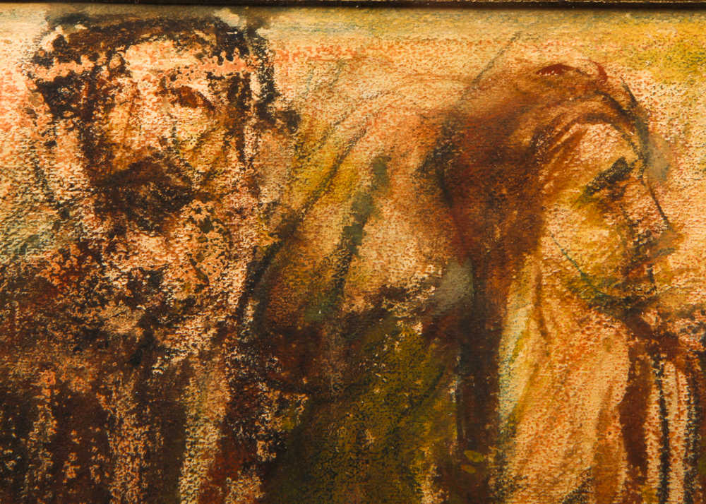 Samuel Mirsky Framed Watercolor