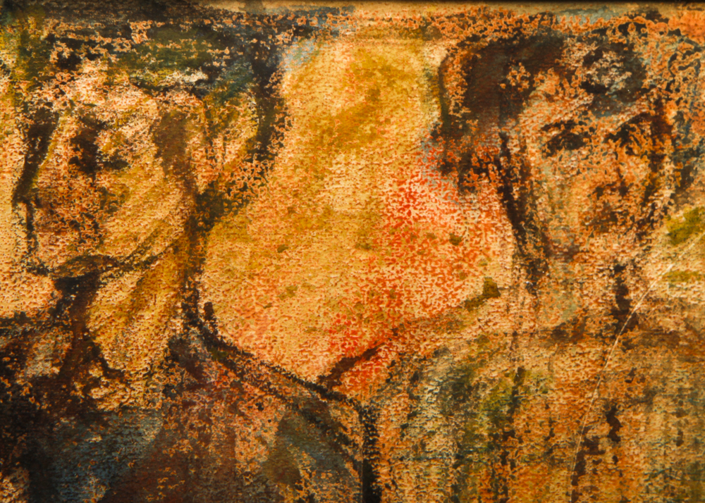 Samuel Mirsky Framed Watercolor