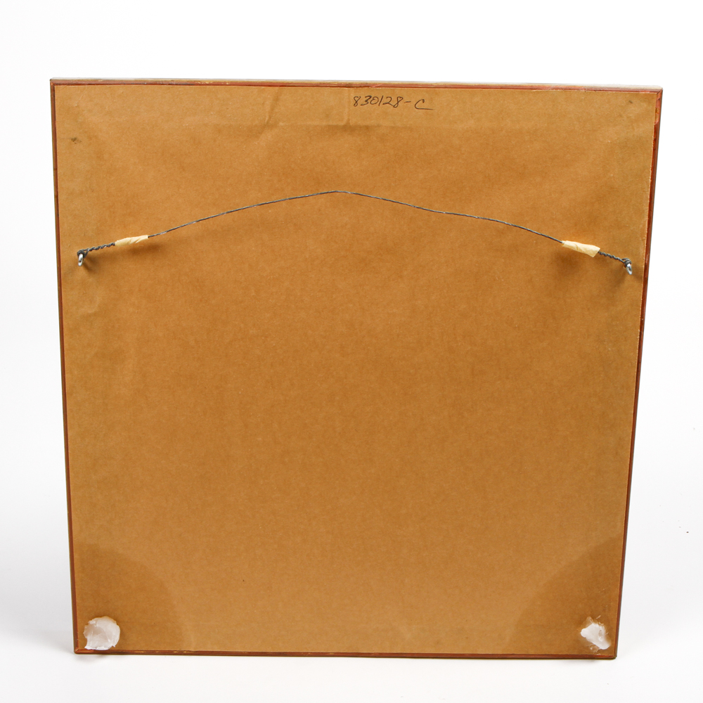 Samuel Mirsky Framed Watercolor