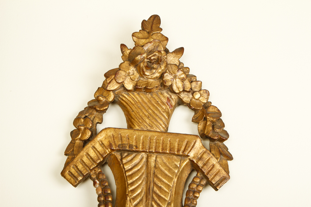 Vintage Giltwood Wall Clock