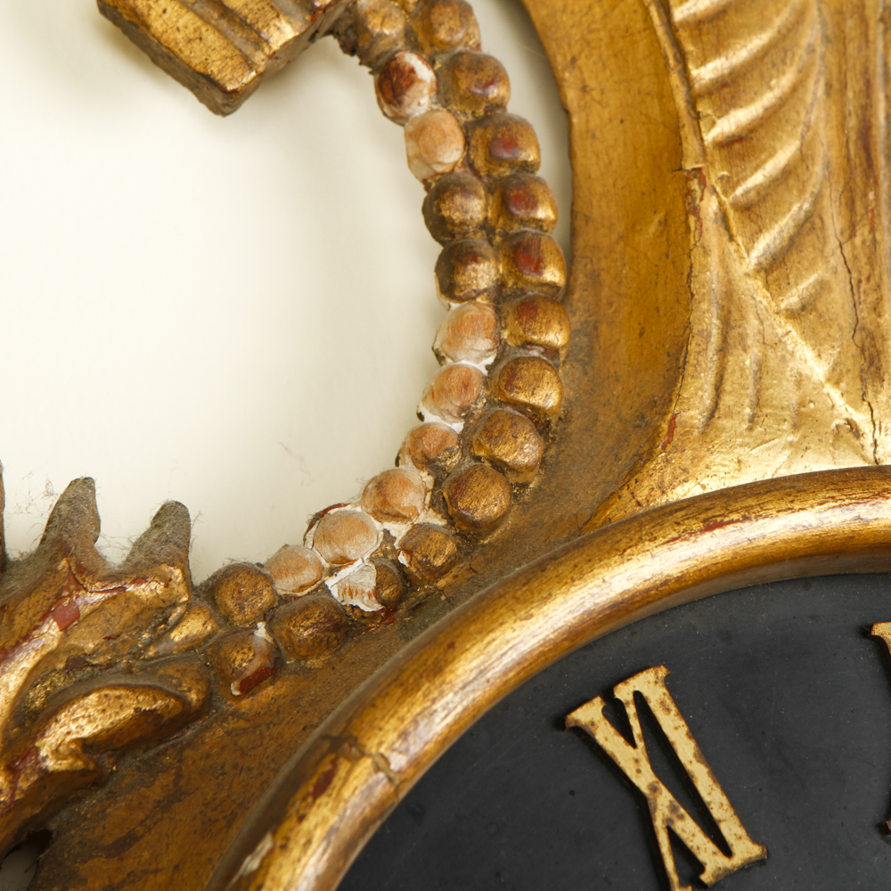 Vintage Giltwood Wall Clock