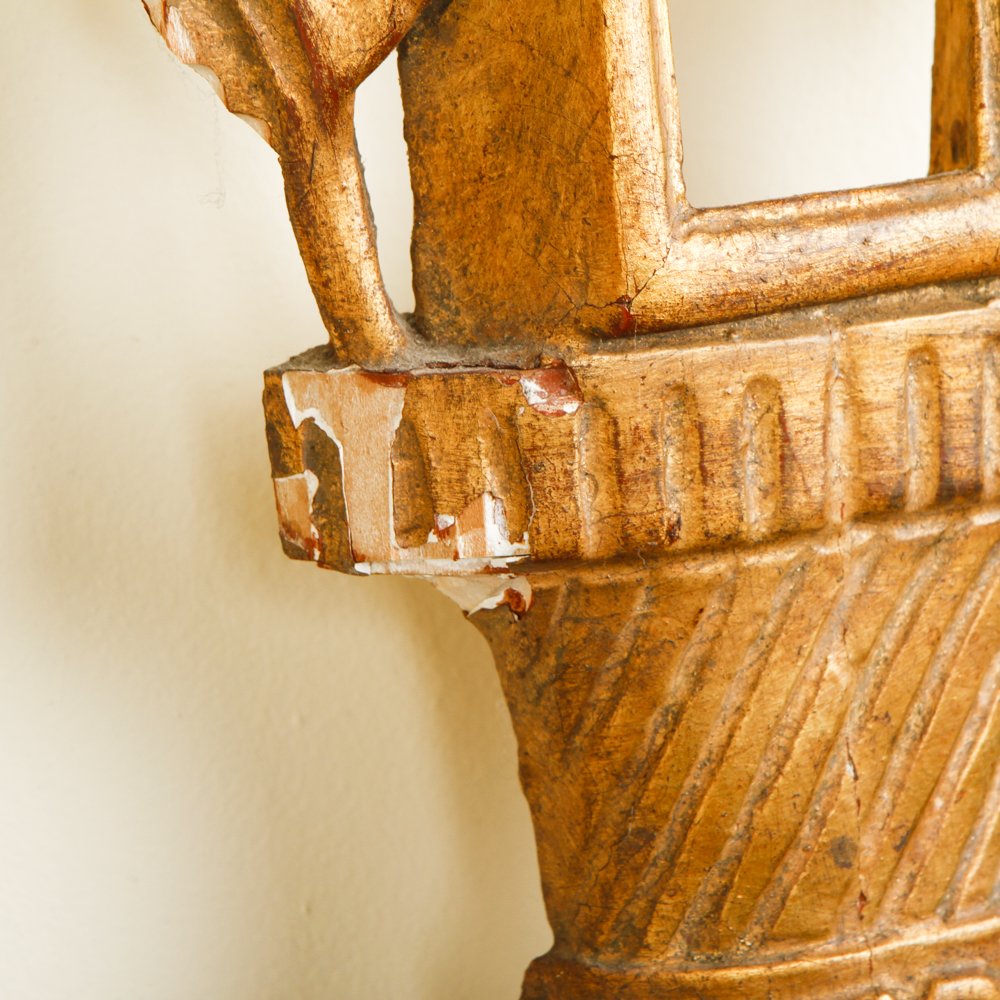 Vintage Giltwood Wall Clock