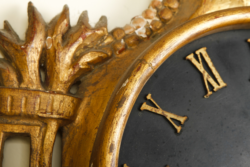Vintage Giltwood Wall Clock
