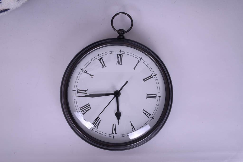 Pottery Barn Wall Clock, Mirrors and Decorative Throw Pillows