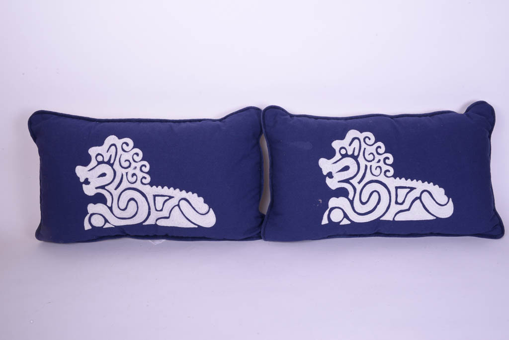 Pottery Barn Wall Clock, Mirrors and Decorative Throw Pillows