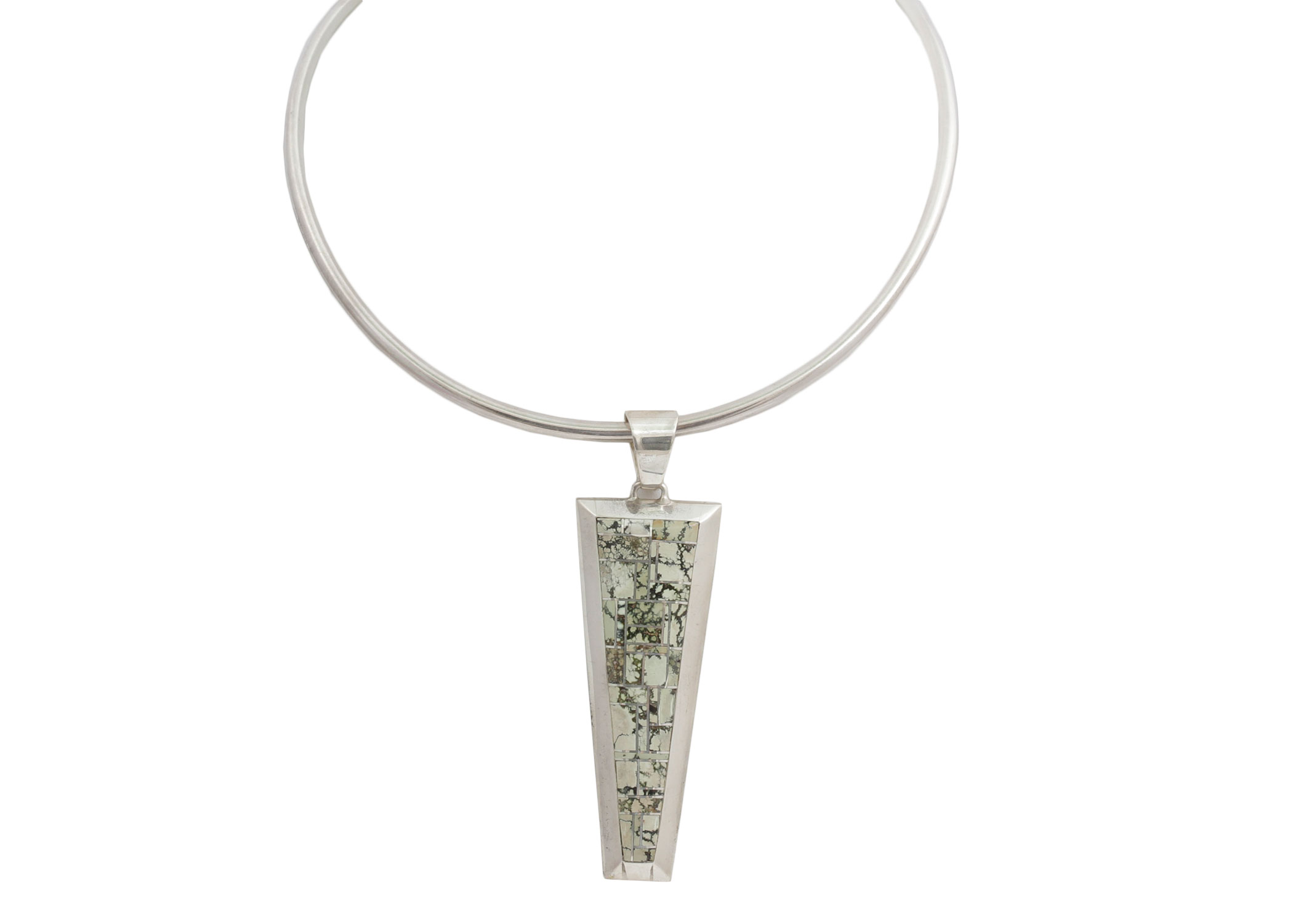 Gerry J. Nelson Sterling Silver Jasper Pendant Necklace