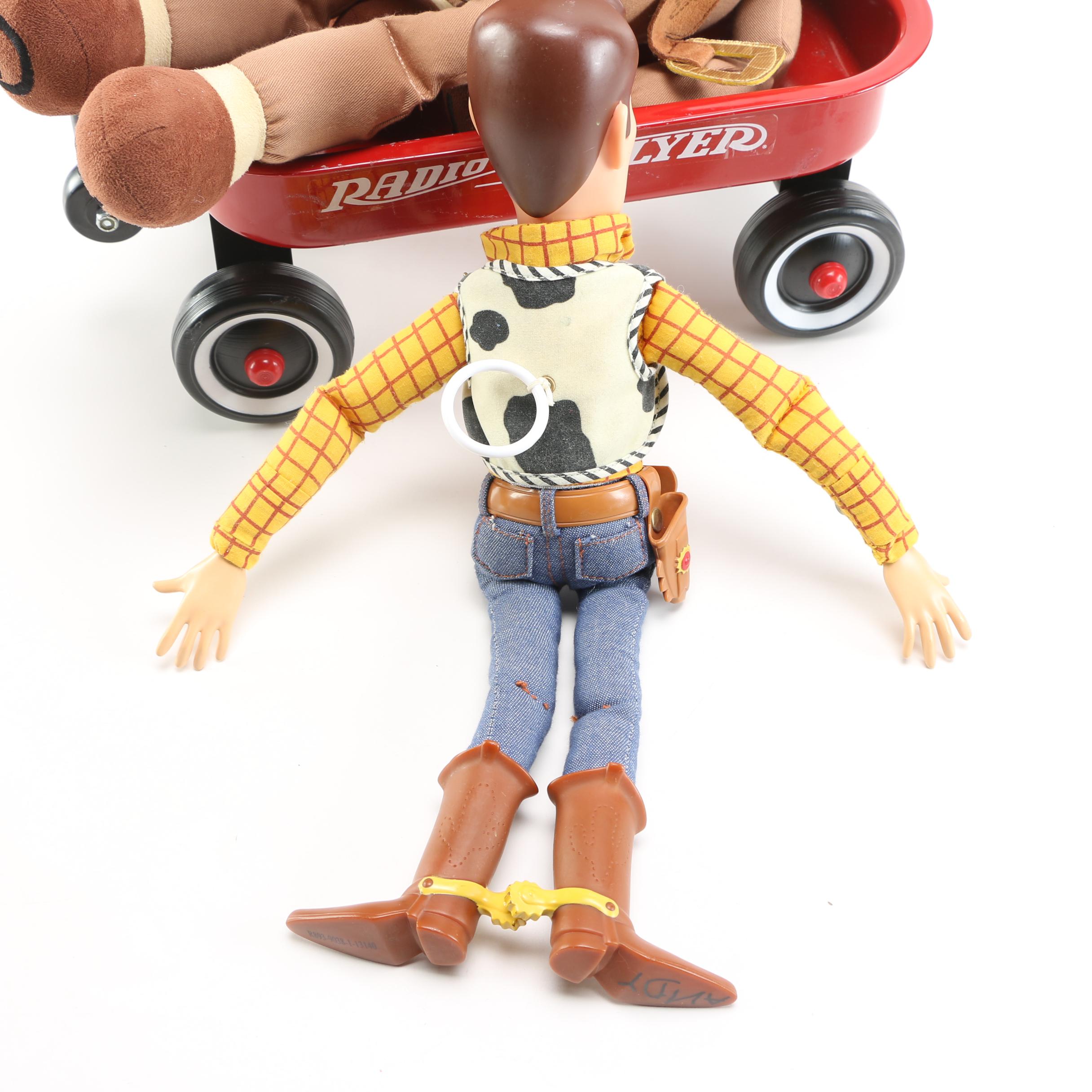 "Toy Story" Toys and Radio Flyer Wagon