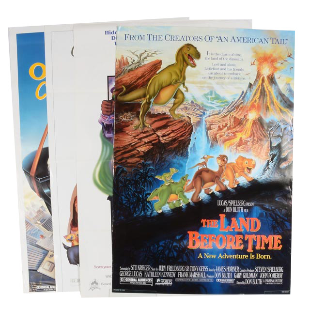 Four Theatrical Release Posters for Animated Children's Classics