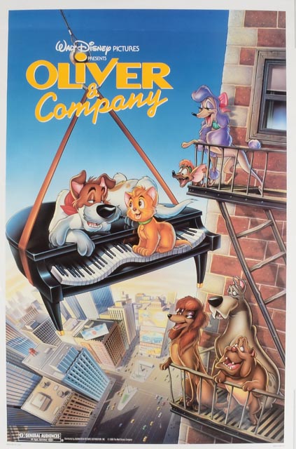 Four Theatrical Release Posters for Animated Children's Classics