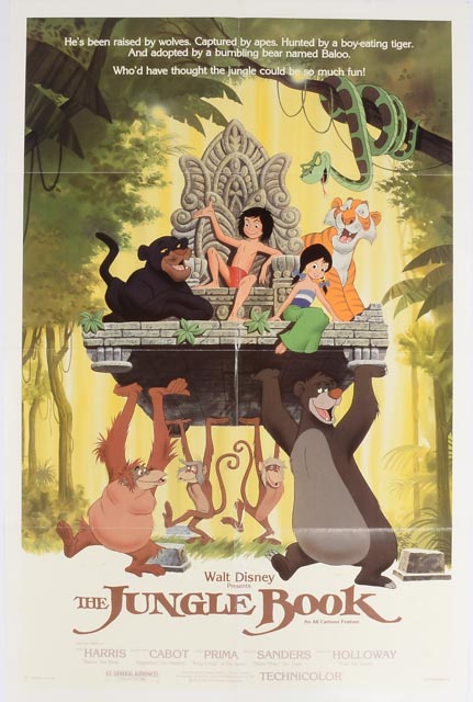 Four Theatrical Release Posters for Animated Children's Classics