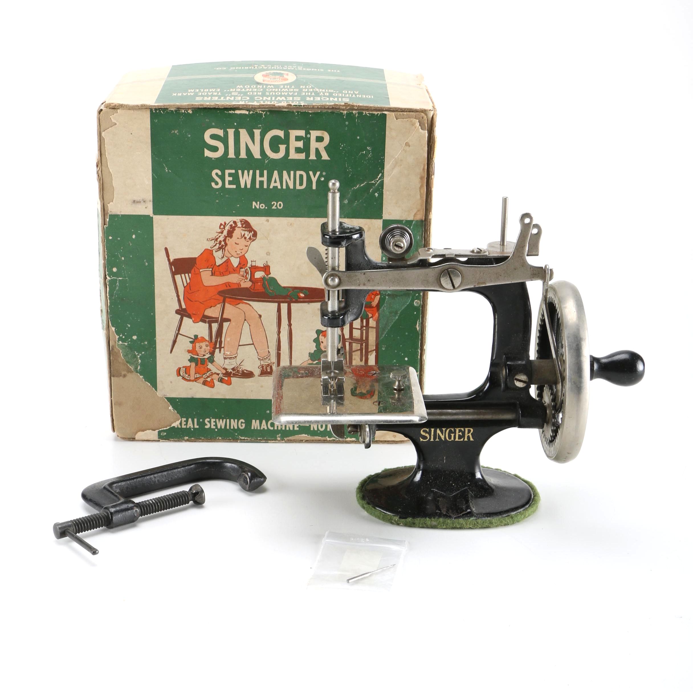 Vintage Child's Singer Sew Handy Sewing Machine Toy