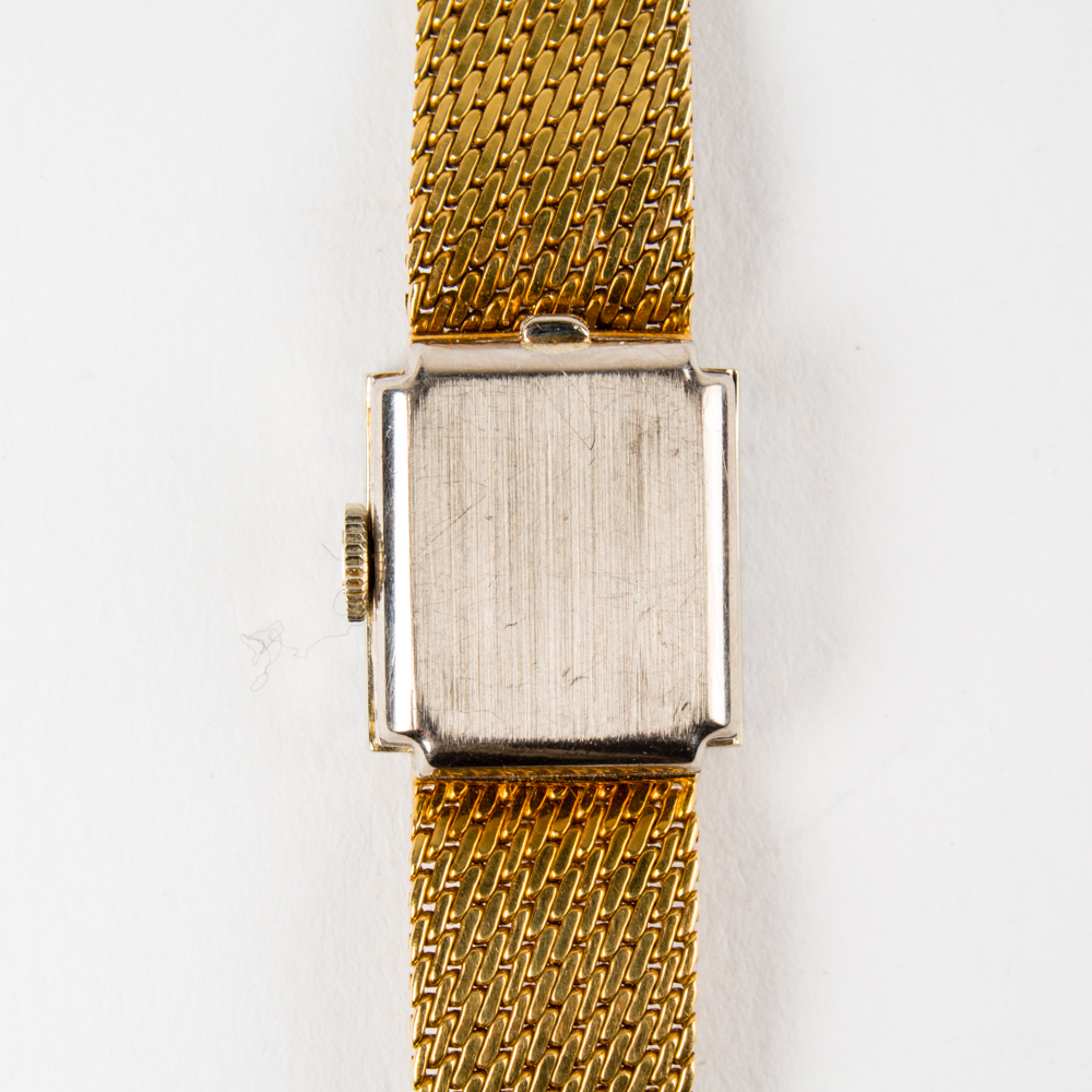 Vintage Rolex 18K White and Yellow Gold Diamond Women's Watch