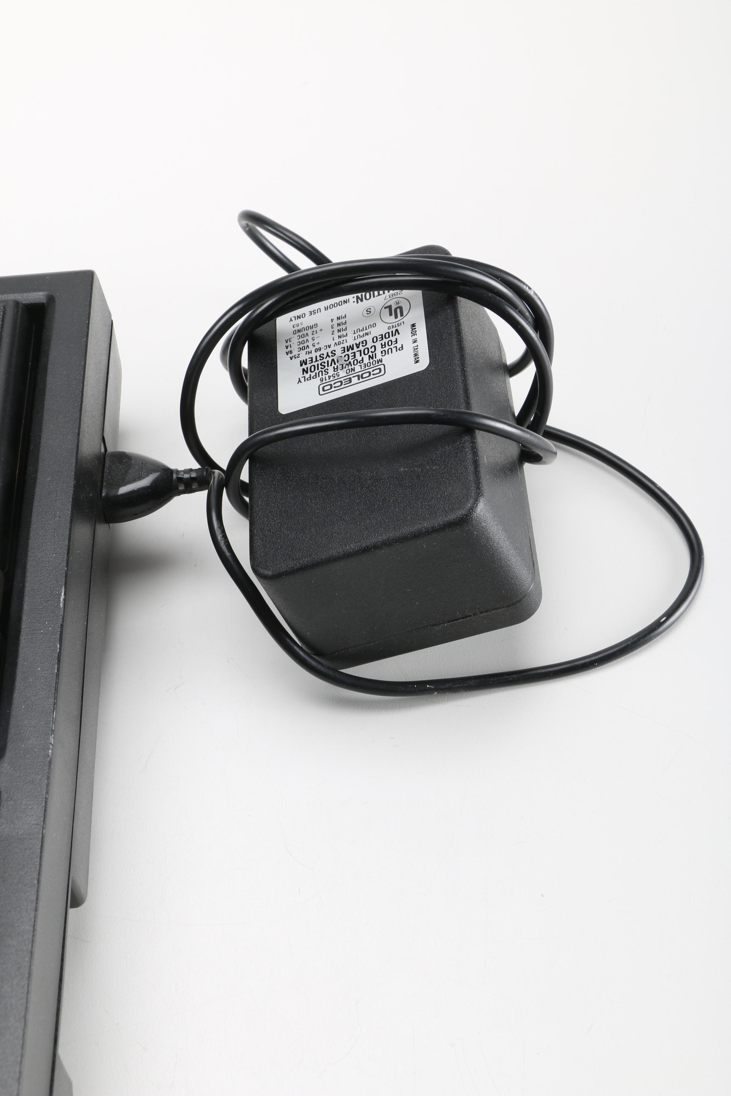 Colecovision Console, Handheld Coleco Quarterback game and Popular Game Cartridges