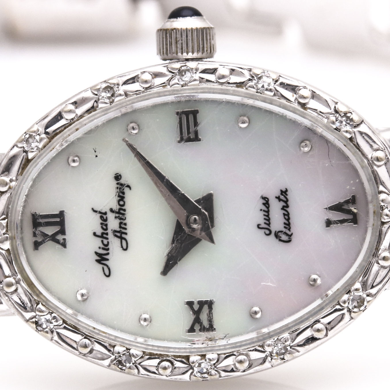 14K White Gold Women's Watch