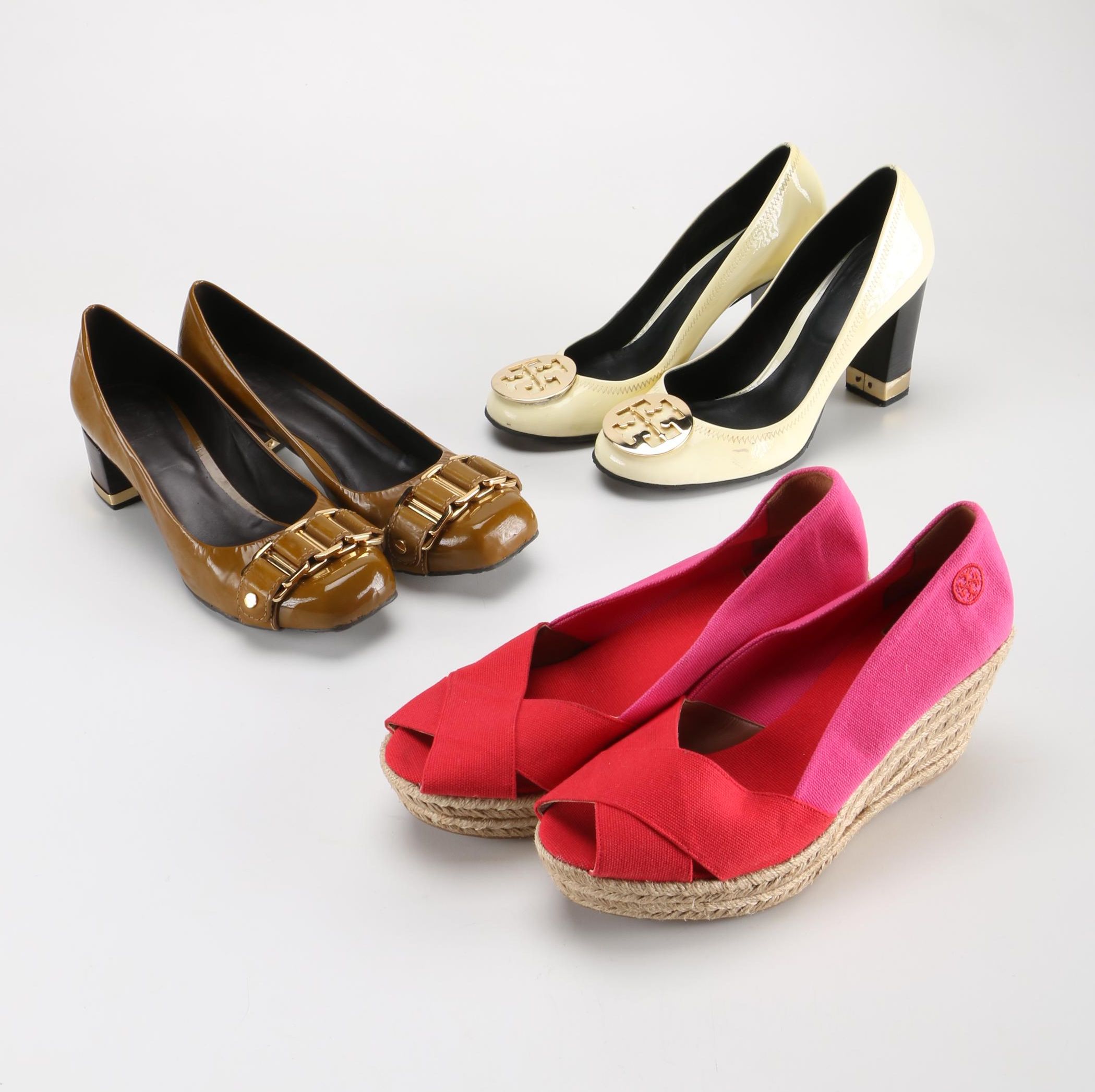 Three Pairs of Tory Burch Shoes