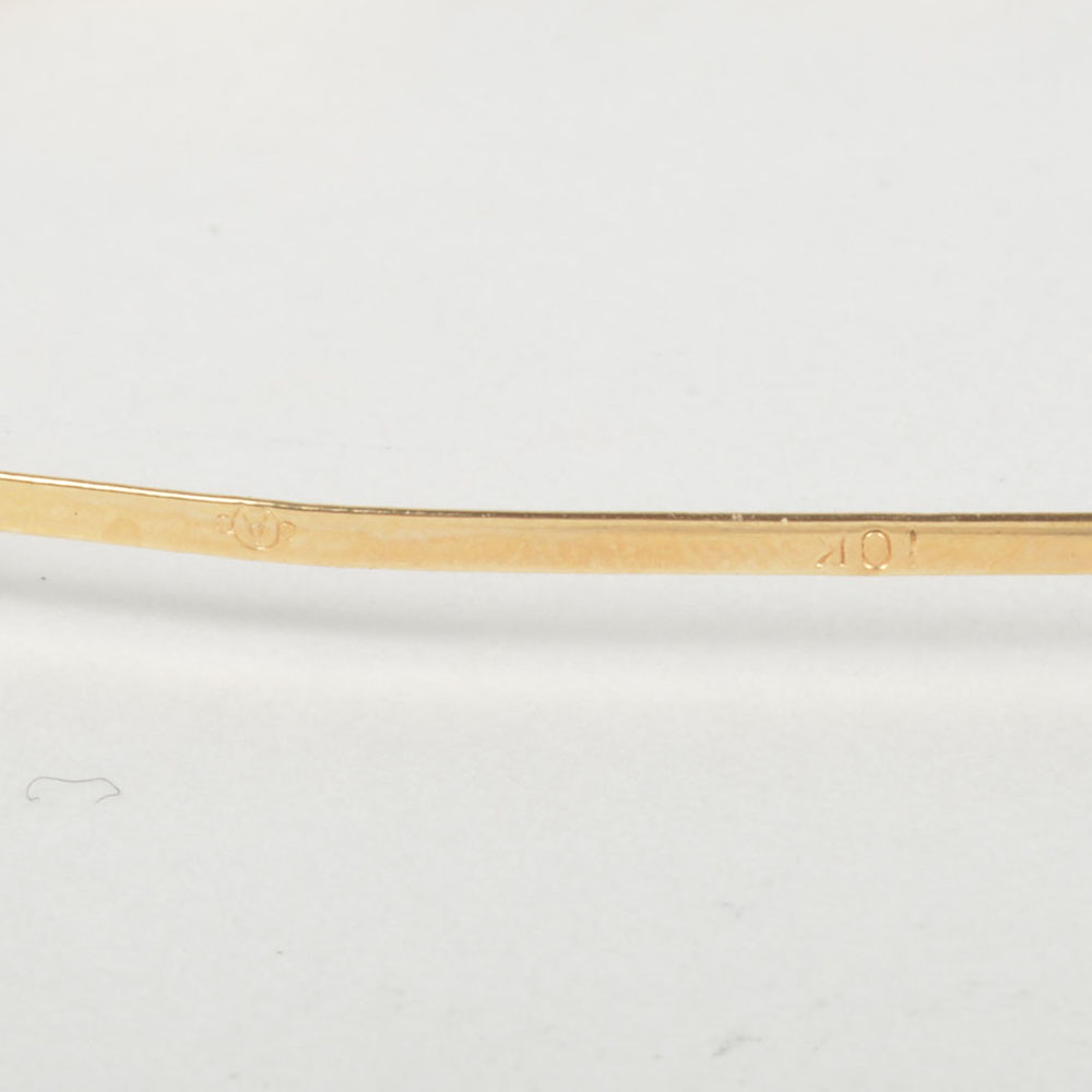 10K Yellow Gold Bangle Bracelet