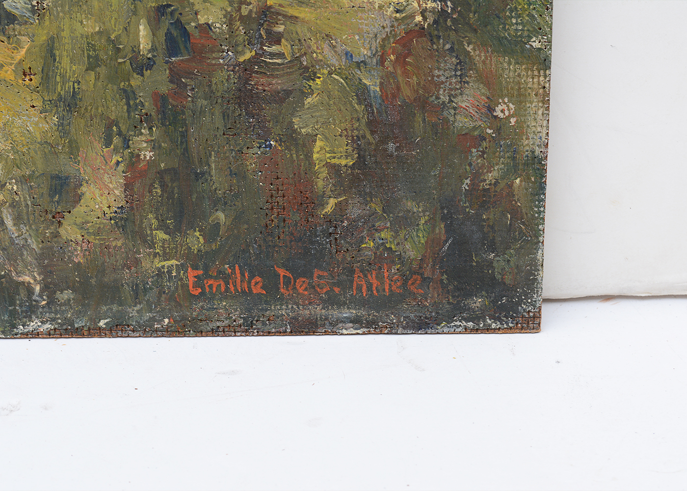 Emilie Atlee Oil Painting on Board "Grand Tetons"