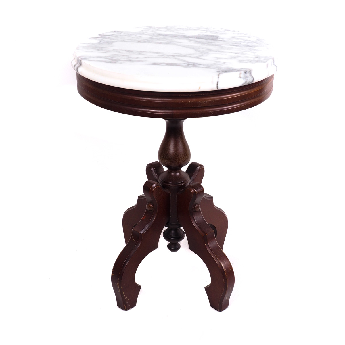 Victorian Marble Top Accent Table