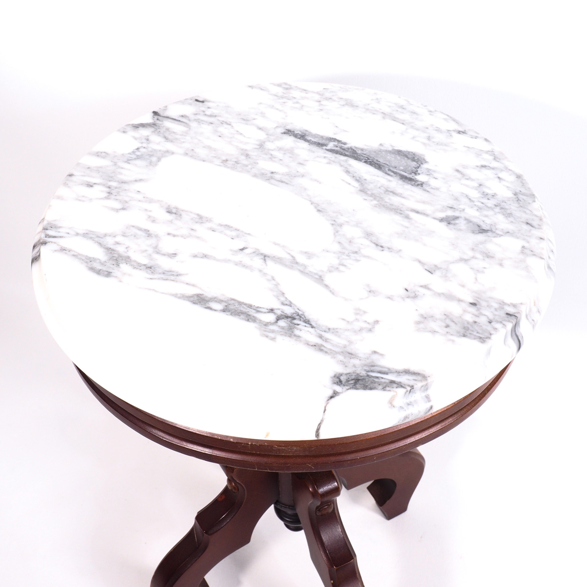 Victorian Marble Top Accent Table