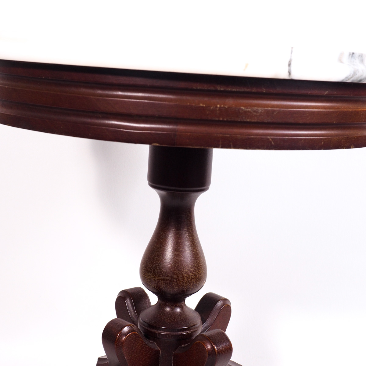 Victorian Marble Top Accent Table