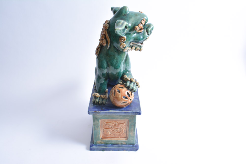 Ceramic Chinese Guardian Lions