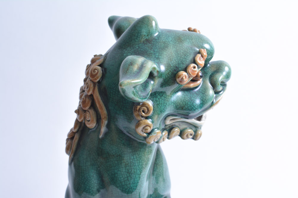 Ceramic Chinese Guardian Lions