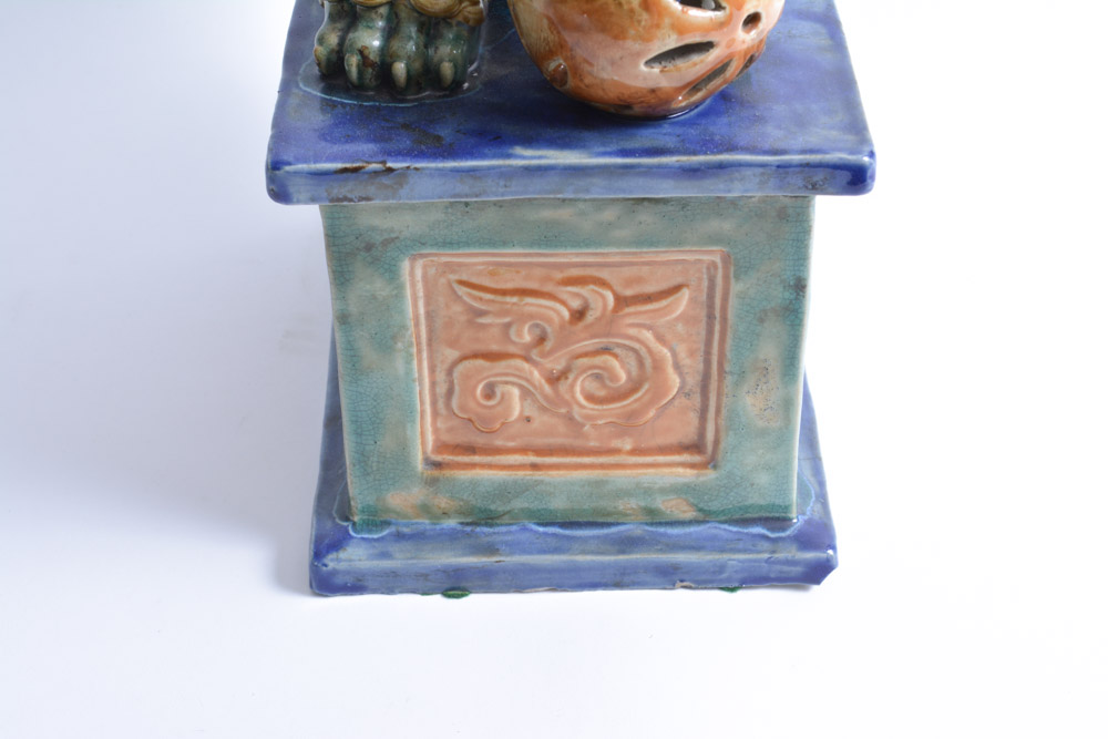 Ceramic Chinese Guardian Lions