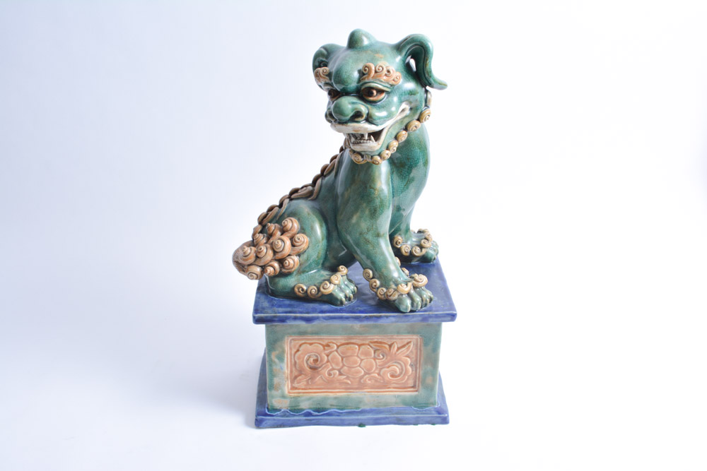 Ceramic Chinese Guardian Lions