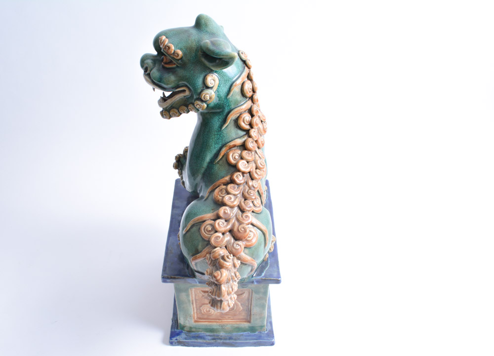 Ceramic Chinese Guardian Lions