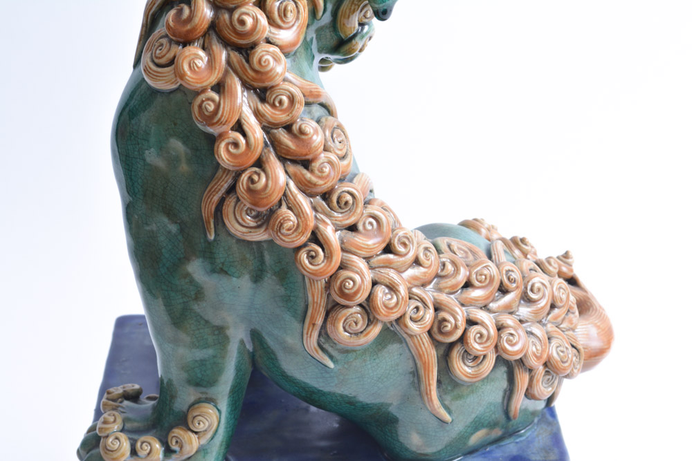 Ceramic Chinese Guardian Lions