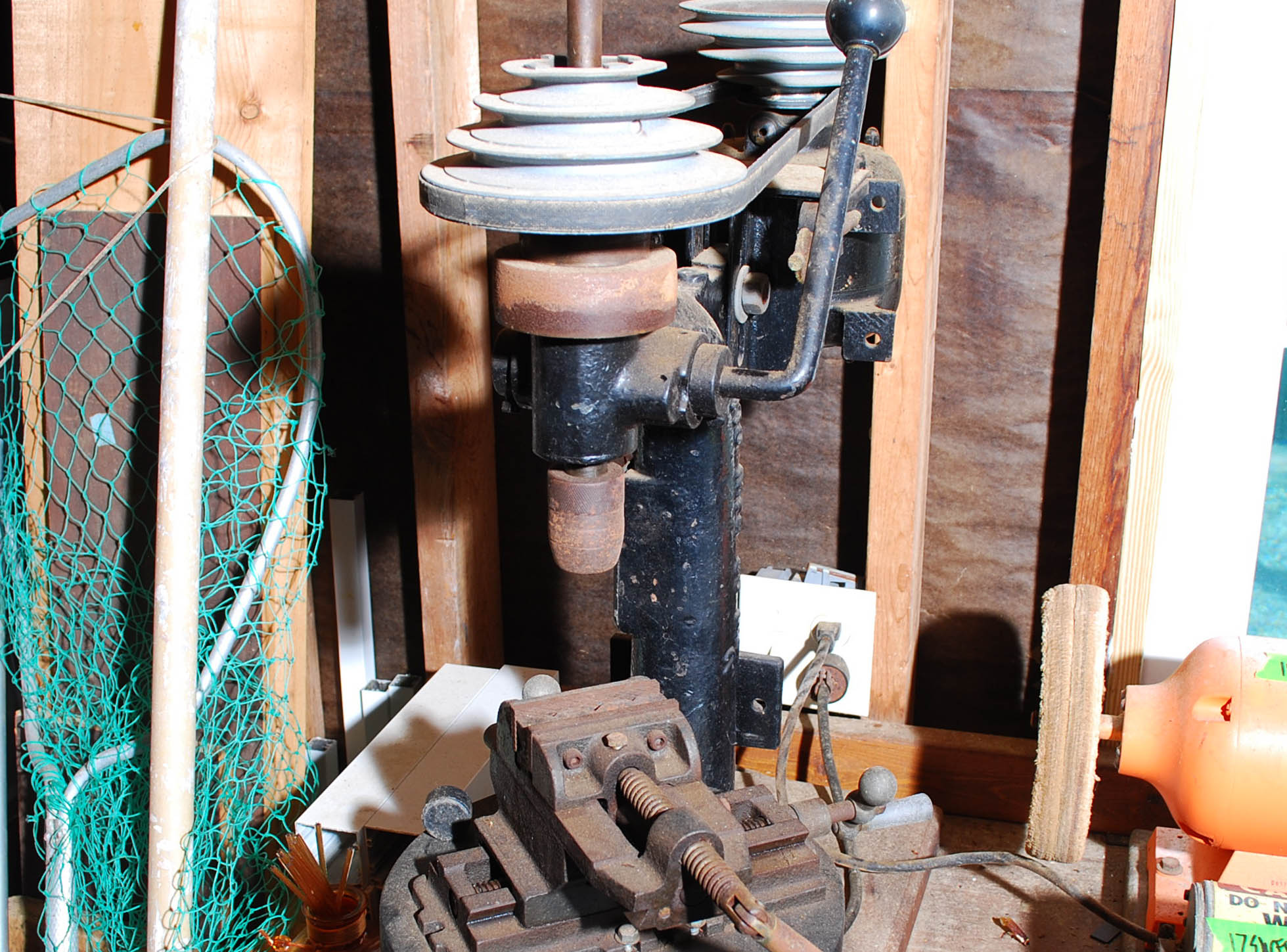 Canedy-Otto Early 20th Century Standing Drill Press