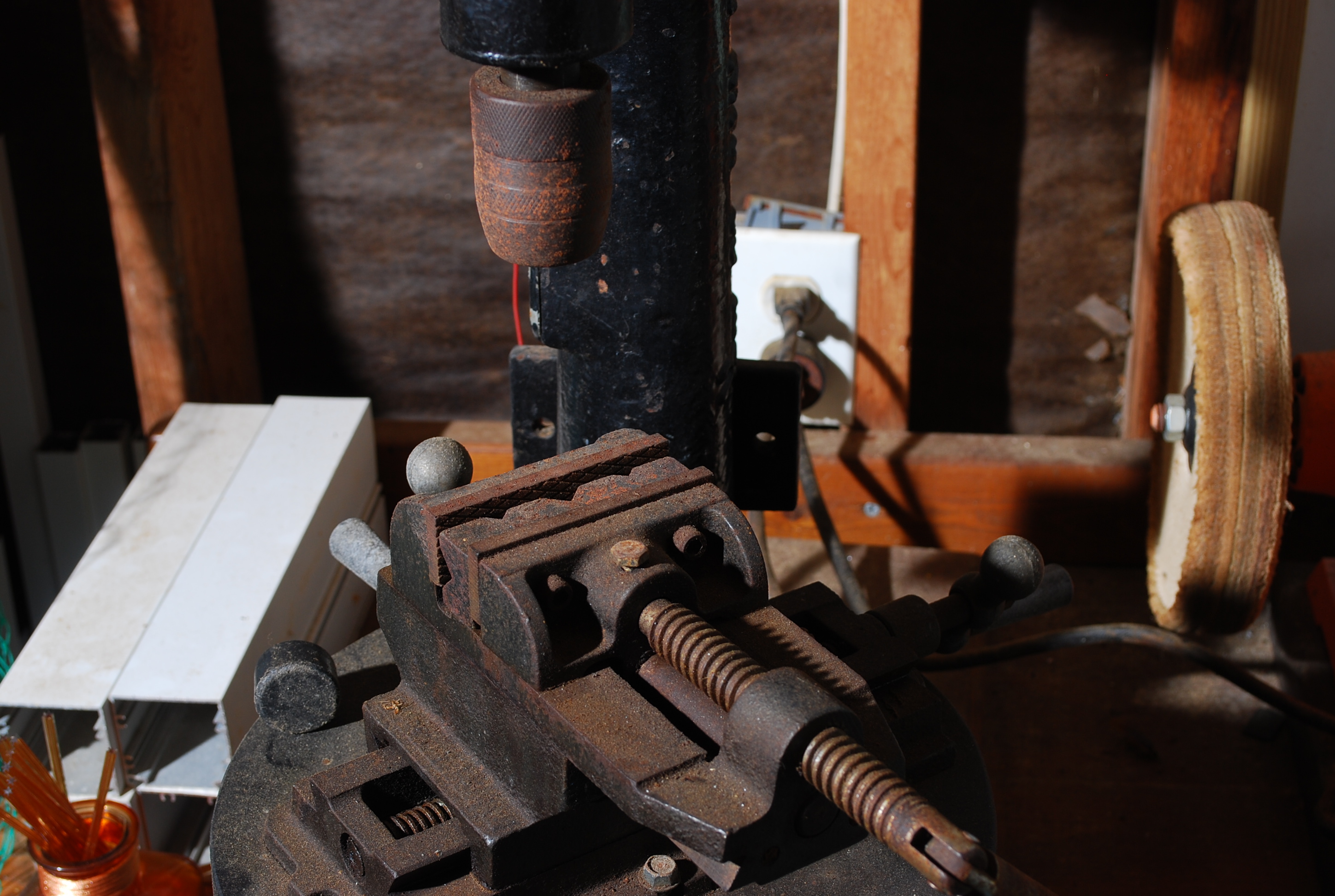 Canedy-Otto Early 20th Century Standing Drill Press