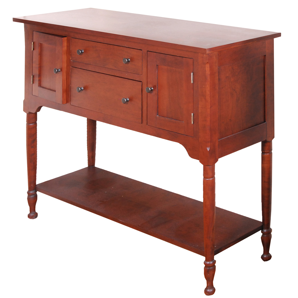 Tom Seely Furniture Handcrafted Shenandoah Cherry Wood Buffet